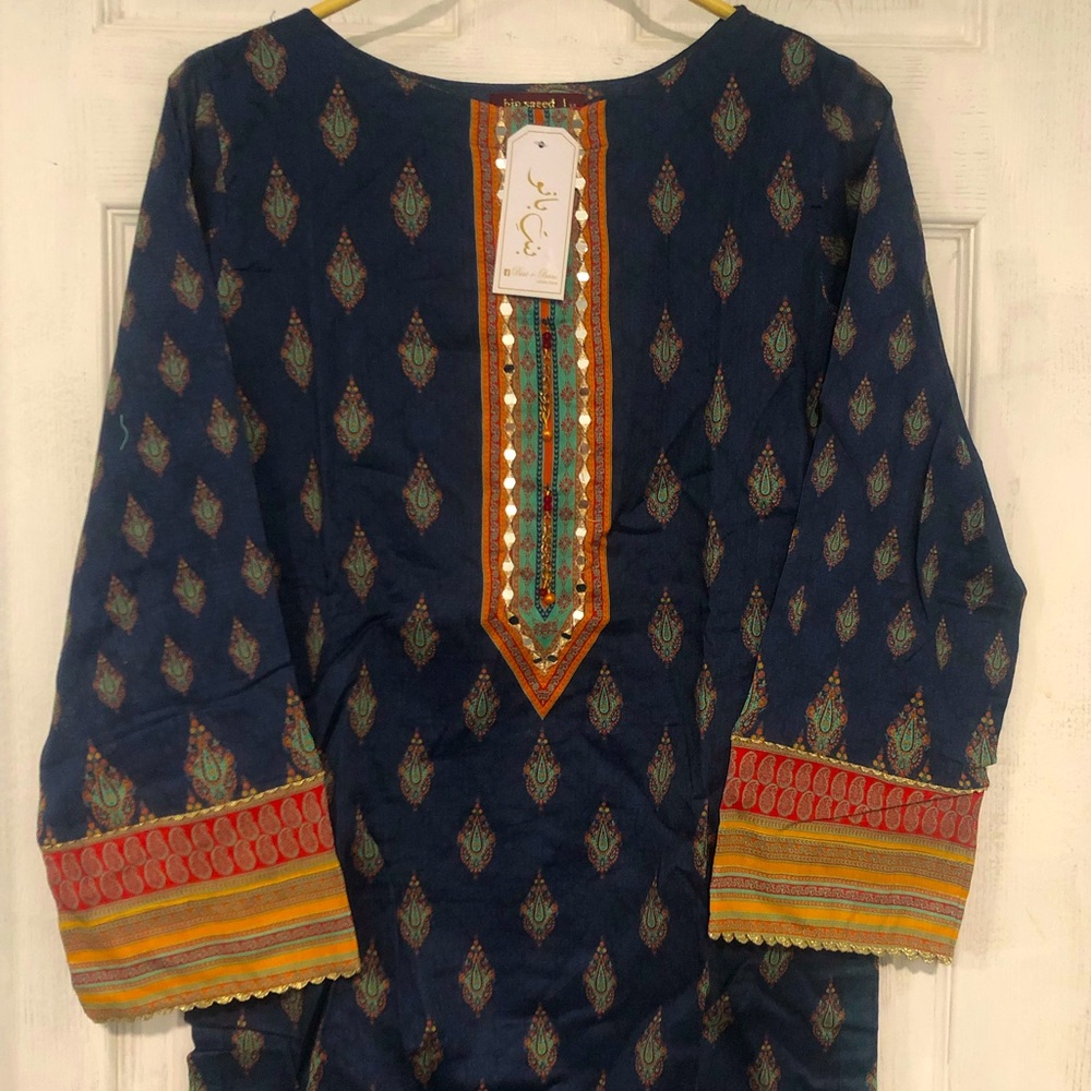 Three piece Lawn suit by Bin Saeed